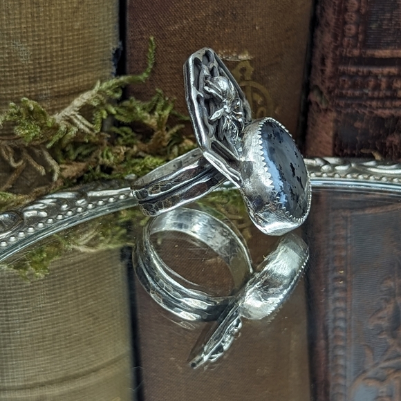 Dendric Opal Ring- size 7.25 - Picture 7 of 7